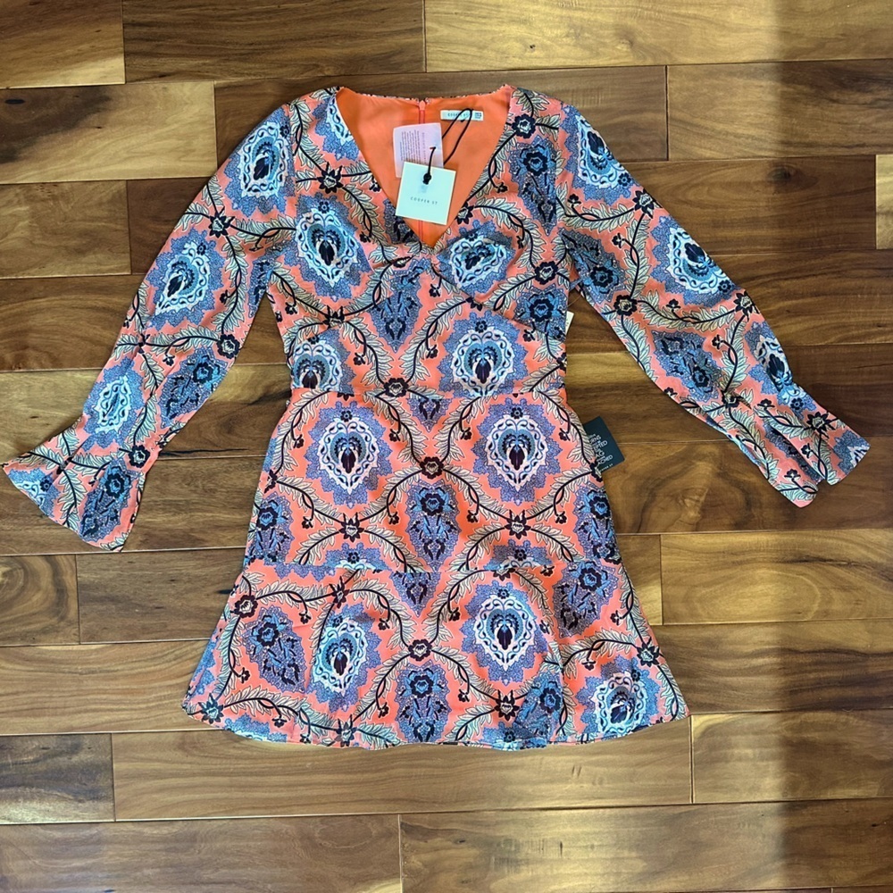 Cooper ST Viva Long Sleeve Mini Dress size 6